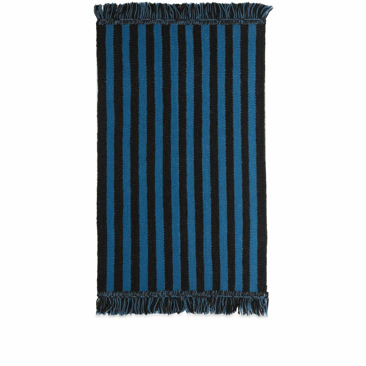 Photo: HAY Stripes Wool Runner 200 x 60 in Blue