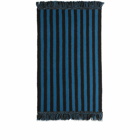 HAY Stripes Wool Runner 200 x 60 in Blue