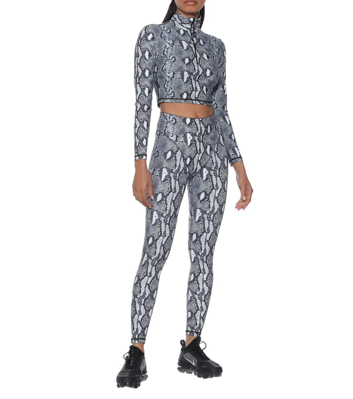 Adam Selman Sport Snake-print sports top