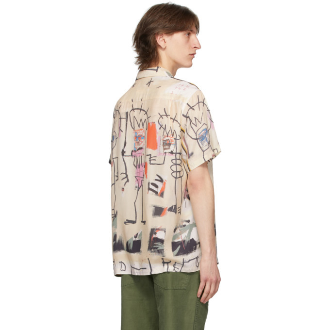 Wacko Maria Off-White Jean-Michel Basquiat Edition Hawaiian Shirt