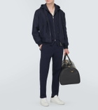 Brioni Cotton-blend jersey hoodie