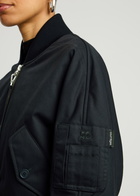 Courrèges Scuba Twill Bomber Jacket Navy