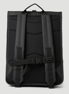 Rains - Rolltop Backpack in Black