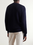 Altea - Ribbed Virgin Wool Sweater - Blue