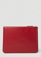 Foil Logo Pocket Wallet in Red