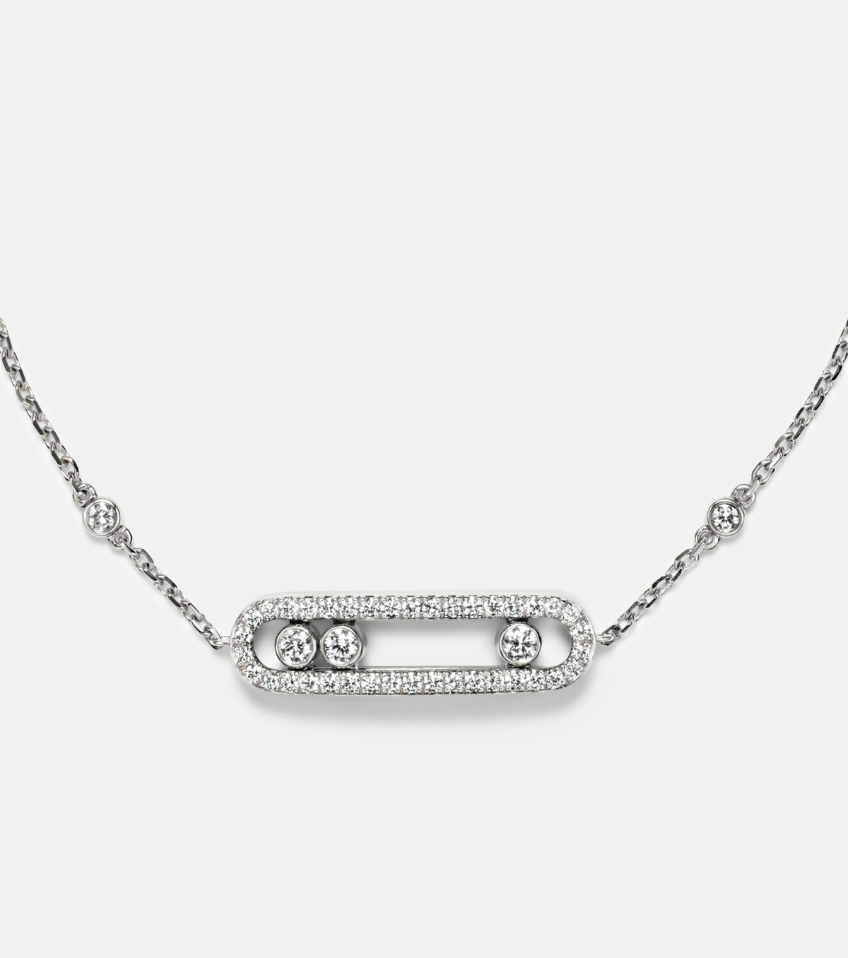 Messika Baby Move 18kt white gold bracelet with diamonds