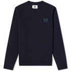 Wood Wood Men's Kevin Aa Crew Knit in Navy