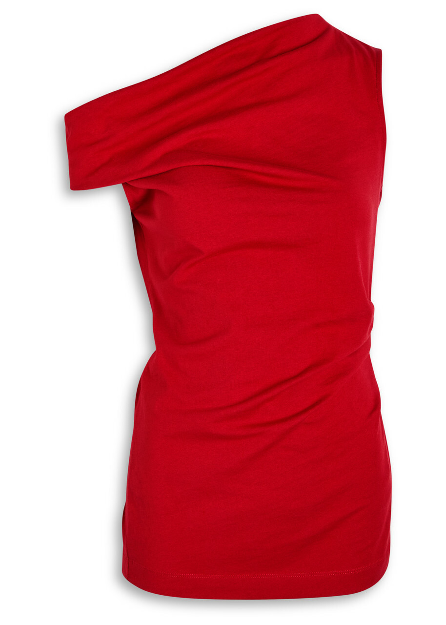DRIES VAN NOTEN ストール 赤 2007725J0130 DRIES VAN NOTEN ストール 赤 2007725J0130 Knotted jersey