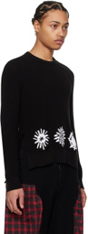 Black Comme des Garçons Black Intarsia Sweater