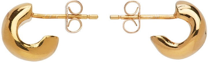 Photo: AGMES Gold Mini Dahlia Earrings