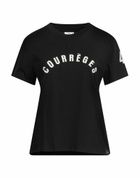 Courrèges Womens T-shirt in Black