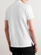 TOM FORD - Garment-Dyed Cotton-Piqué Polo Shirt - White