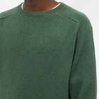 Beams Plus Men's 9G Crew Knit in Green