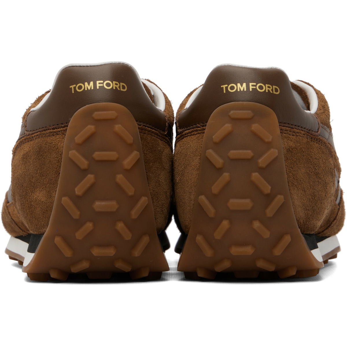 TOM FORD Tan Suede Mick Sneakers