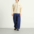 Napapijri Men's x Martine Rose Logo Fleece Jacket in White Whisper