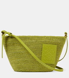 Loewe Paula's Ibiza Slit Small raffia tote bag