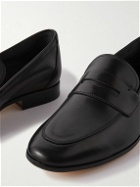 J.M. Weston - Woogie Leather Penny Loafers - Black