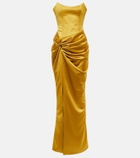 Rasario Satin corset gown