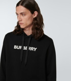 Burberry - Logo cotton jersey hoodie