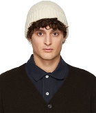 Norse Projects Off-White Knit Alpaca Beanie