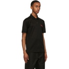 Alexander McQueen Black Logo Applique Polo