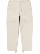 Folk - Assembly Straight-Leg Cotton-Canvas Trousers - Neutrals