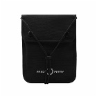 Fred Perry Men's Logo Pouch in Black
