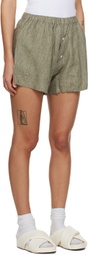 Deiji Studios Khaki 'The 03' Pyjamas Set