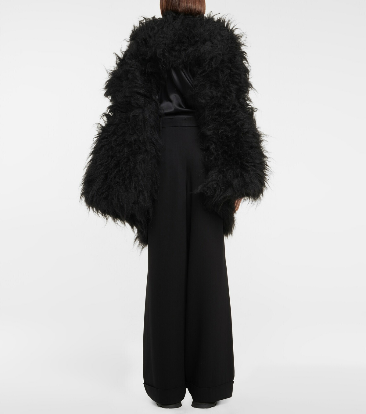 Ann Demeulemeester - Norine faux fur minidress