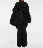 Ann Demeulemeester - Norine faux fur minidress