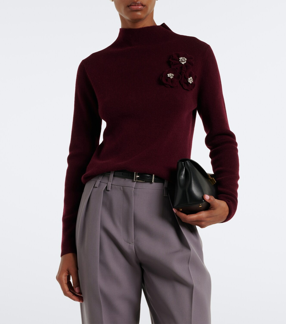 Jardin des Orangers Embellished wool and cashmere sweater