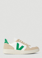 Veja - V-10 Leather Sneakers in Green