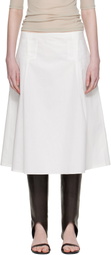 Paloma Wool White Dimi Midi Skirt