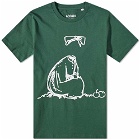 IDEA x Moomin Invisible Child T-Shirt in Green/White