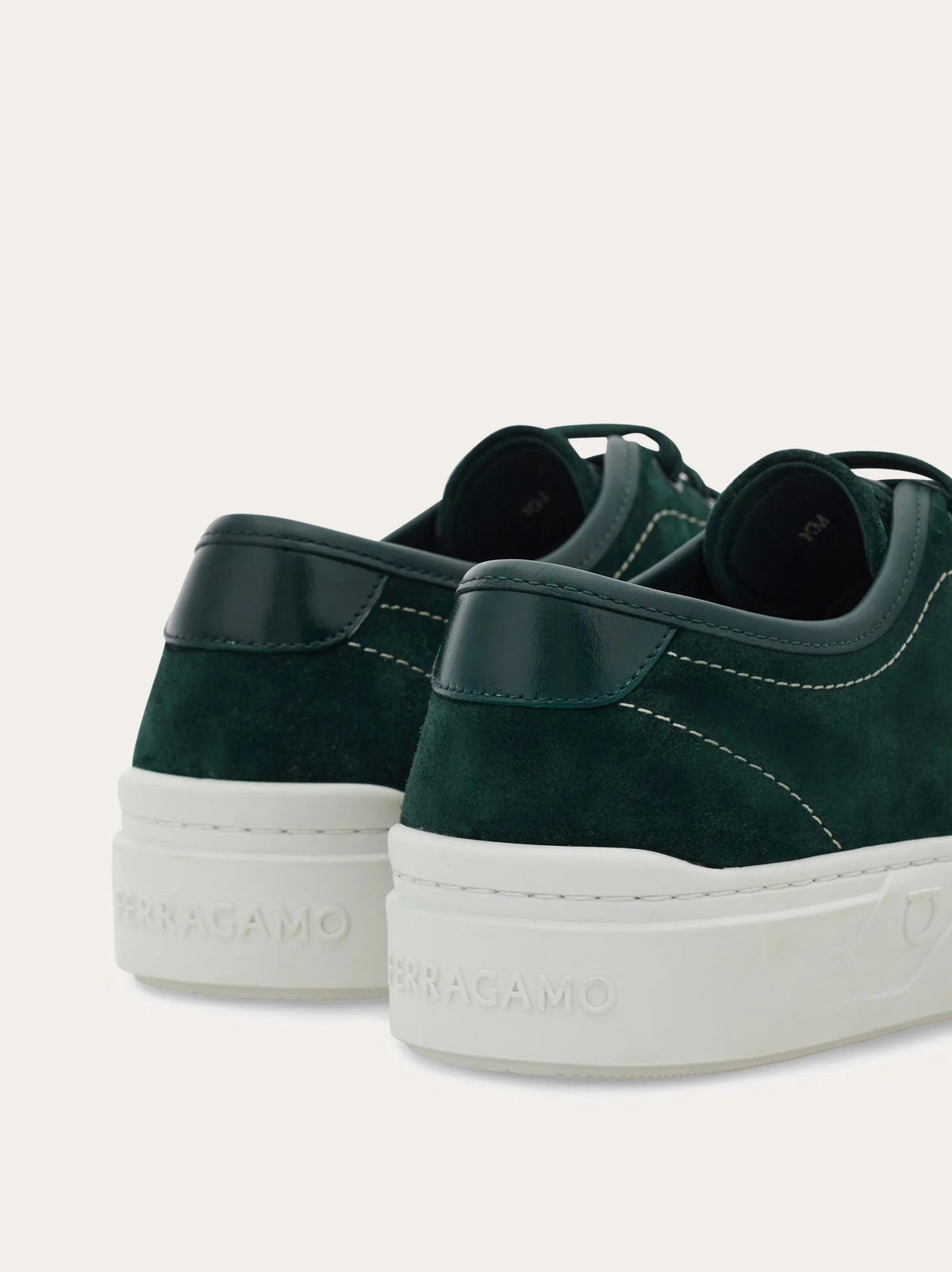 Ferragamo Mens Gancini sneaker in Green