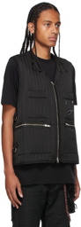 Song for the Mute Black Apron Vest