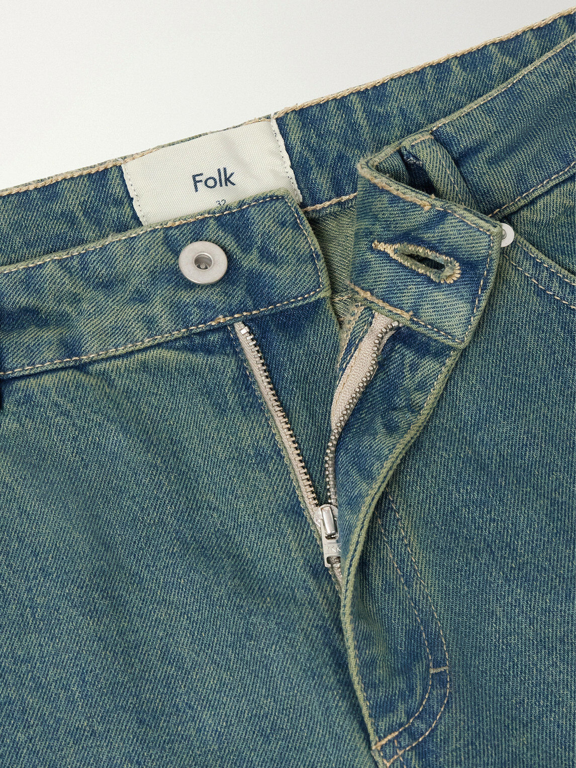 Folk - Barrel-Leg Jeans - Green