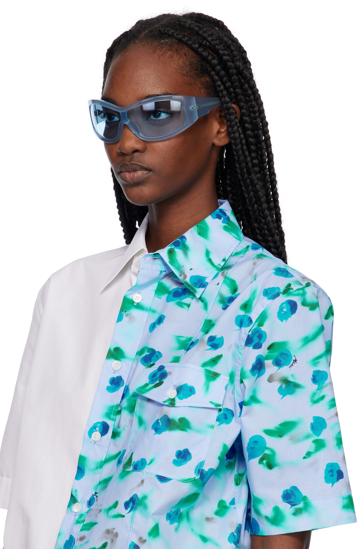 Port Tanger Blue ICE STUDIOS Edition Nunny Sunglasses Port Tanger