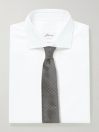 Brioni - Slim-Fit Cutaway-Collar Cotton Oxford Shirt - White