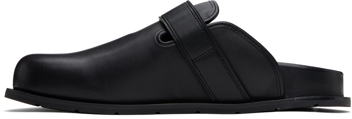 Coach 1941 Black Buckle Clogs