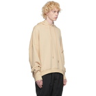 System Beige Oversized Hoodie