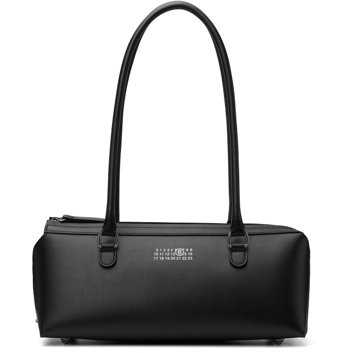 Photo: MM6 Maison Margiela Black Small Bauletto Bag