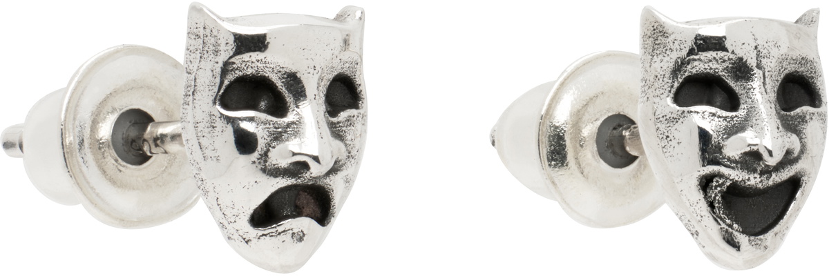 MAPLE Silver Laugh Now Cry Later Earrings