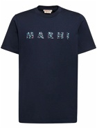 MARNI - Floral Logo Print Cotton Jersey T-shirt