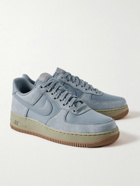 Nike - Air Force 1 '07 LX Twill and Nubuck Sneakers - Blue