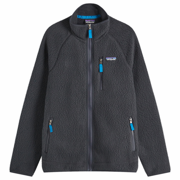 Photo: Patagonia Men's Retro Pile Fleece Jacket in Pitch Blue/Endless Blue