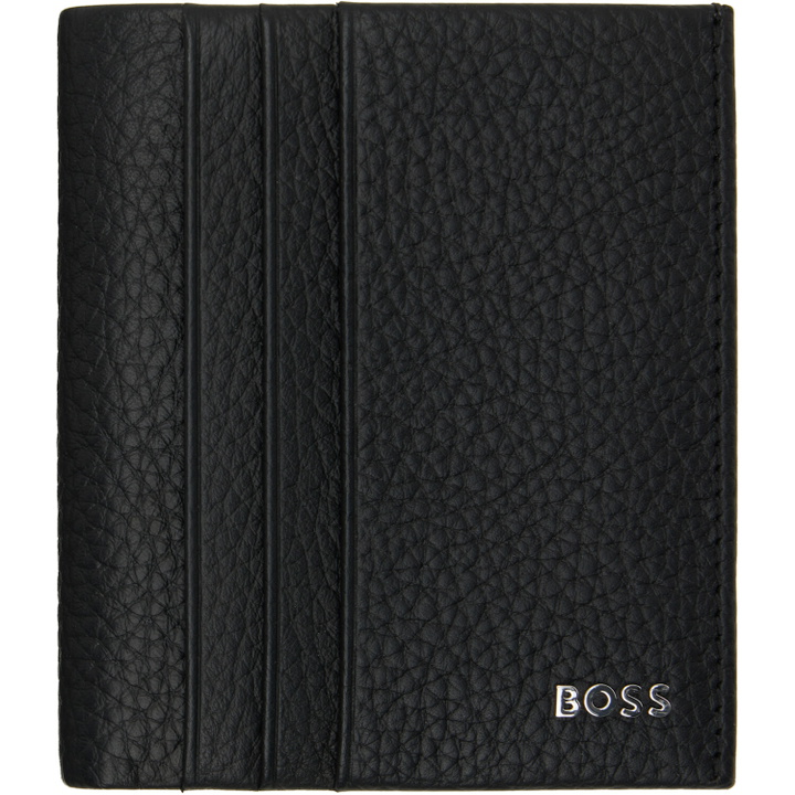 Photo: BOSS Black Grained Leather Wallet