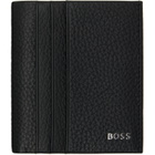 BOSS Black Grained Leather Wallet