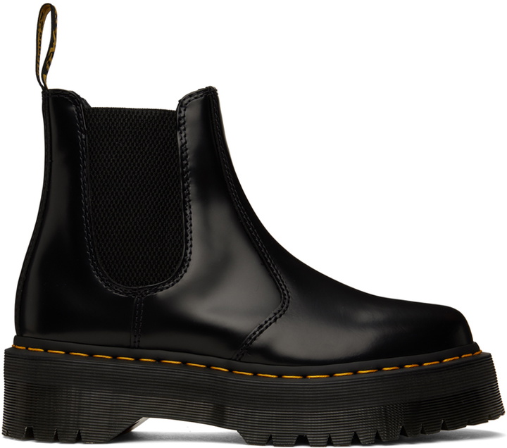 Photo: Dr. Martens Black 2976 Quad Chelsea Boots