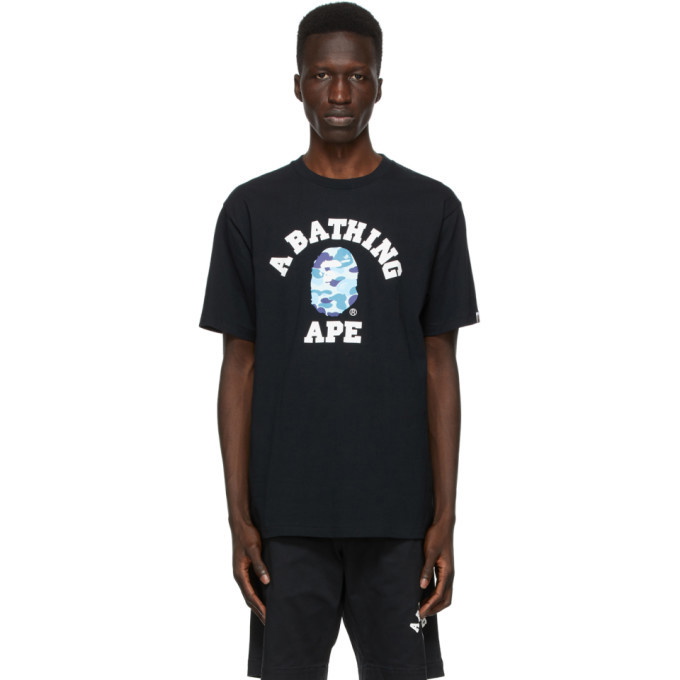 Photo: BAPE Black Camo College T-Shirt